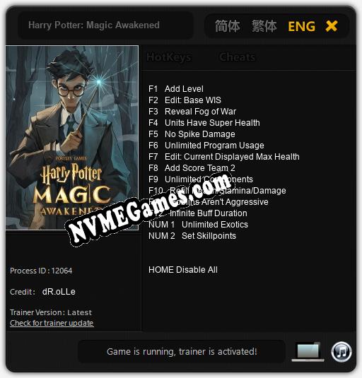 Harry Potter: Magic Awakened: Cheats, Trainer +14 [dR.oLLe]