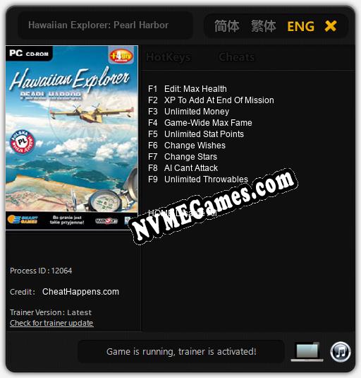 Hawaiian Explorer: Pearl Harbor: Trainer +9 [v1.2]