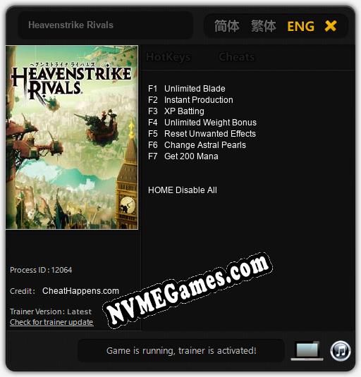 Heavenstrike Rivals: Treinador (V1.0.48)