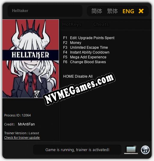 Helltaker: Treinador (V1.0.1)