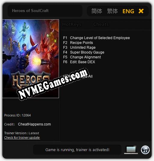 Heroes of SoulCraft: Trainer +6 [v1.6]