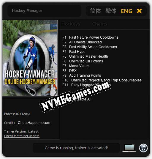 Treinador liberado para Hockey Manager [v1.0.6]