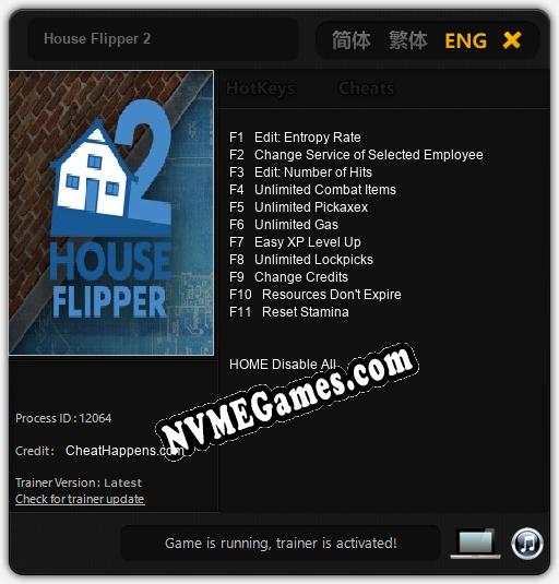 House Flipper 2: Cheats, Trainer +11 [CheatHappens.com]