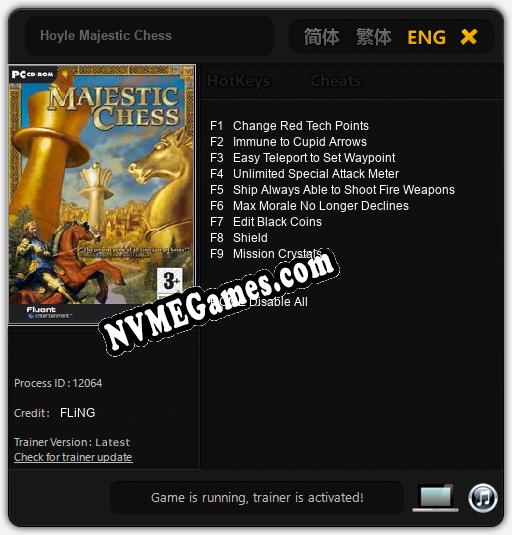 Hoyle Majestic Chess: Cheats, Trainer +9 [FLiNG]