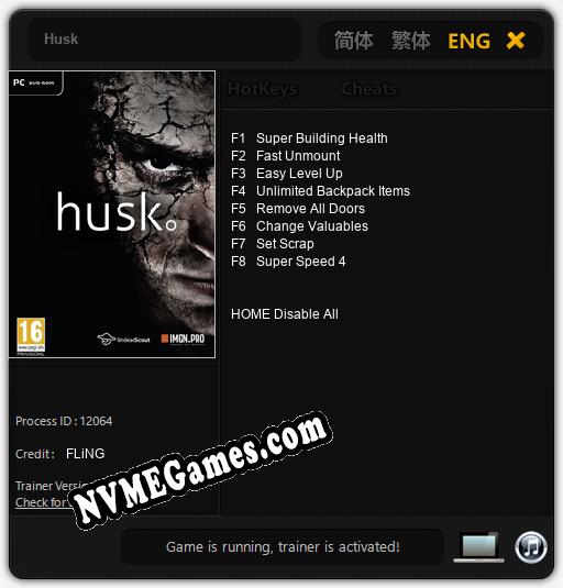 Husk: Treinador (V1.0.20)