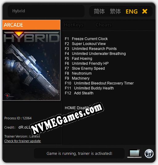 Hybrid: Treinador (V1.0.23)