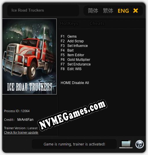 Treinador liberado para Ice Road Truckers [v1.0.6]