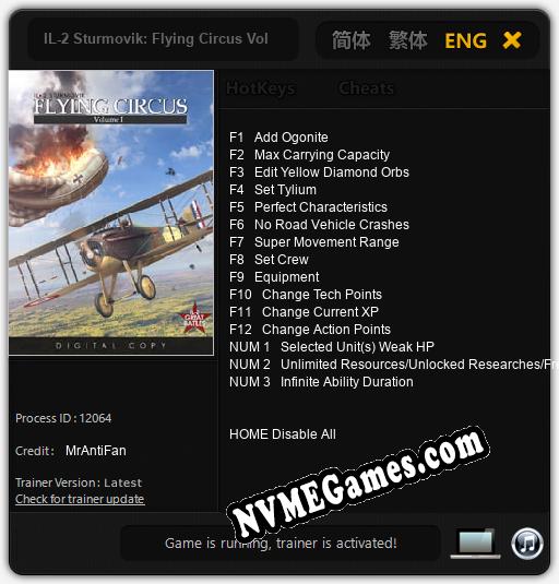 IL-2 Sturmovik: Flying Circus Volume I: Treinador (V1.0.4)