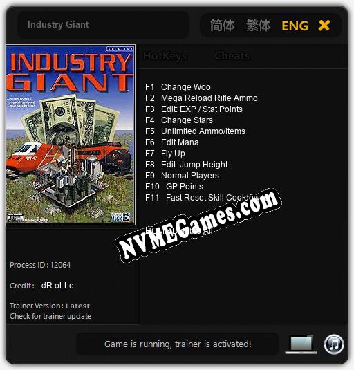 Industry Giant: Cheats, Trainer +11 [dR.oLLe]