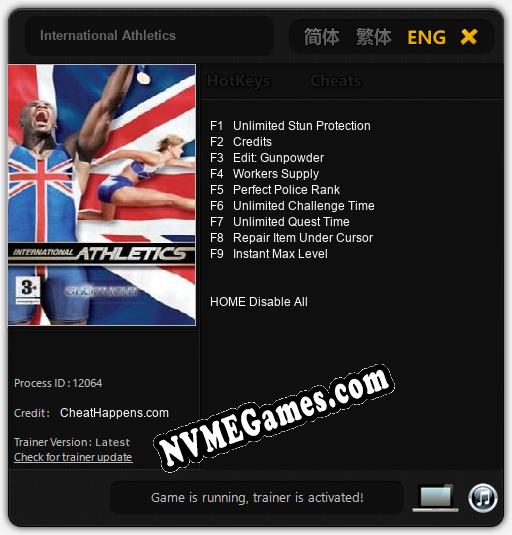 International Athletics: Treinador (V1.0.96)