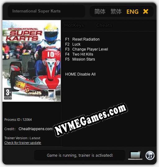 Treinador liberado para International Super Karts [v1.0.7]