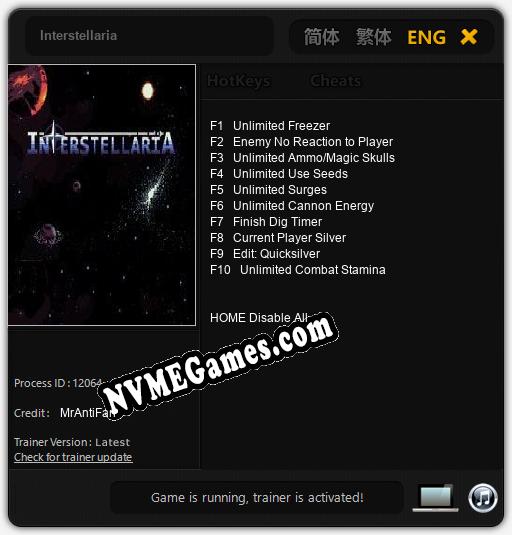 Interstellaria: Treinador (V1.0.29)