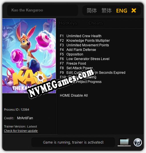 Kao the Kangaroo: Cheats, Trainer +11 [MrAntiFan]