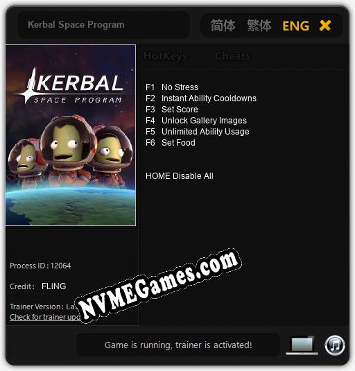 Treinador liberado para Kerbal Space Program [v1.0.6]