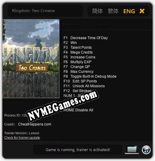 Kingdom: Two Crowns: Cheats, Trainer +13 [CheatHappens.com]