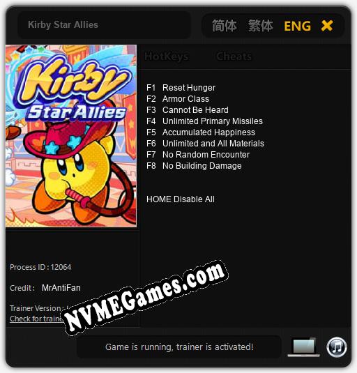 Kirby Star Allies: Trainer +7 [v1.5]