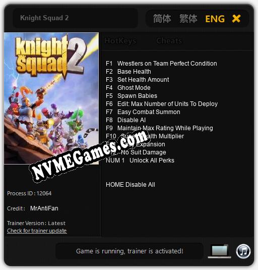 Knight Squad 2: Trainer +13 [v1.1]