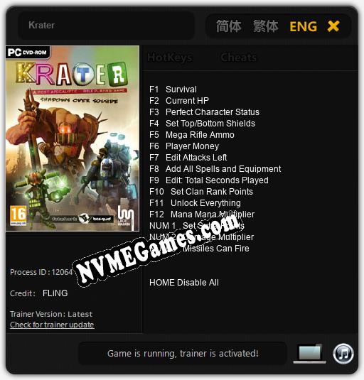 Krater: Treinador (V1.0.95)