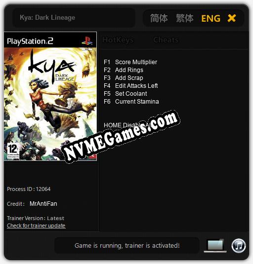 Kya: Dark Lineage: Cheats, Trainer +6 [MrAntiFan]