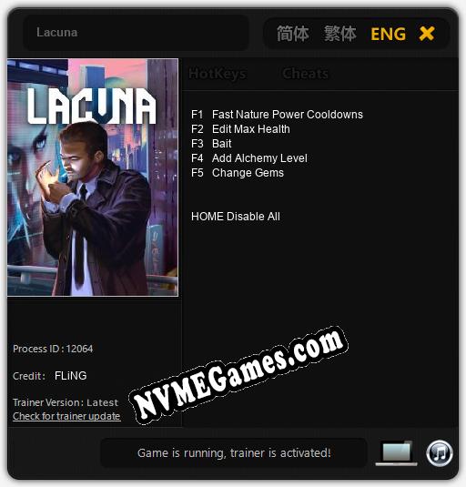 Lacuna: Treinador (V1.0.7)