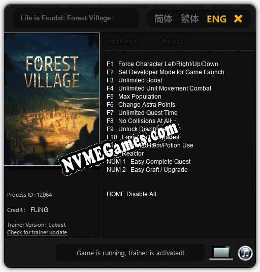 Life is Feudal: Forest Village: Cheats, Trainer +14 [FLiNG]