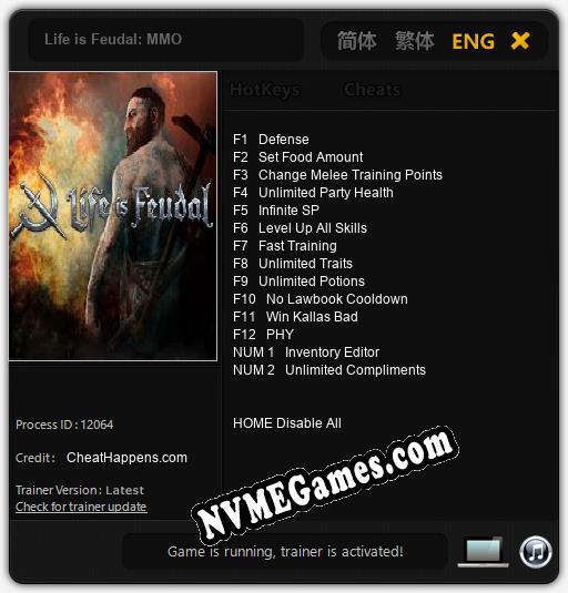 Life is Feudal: MMO: Trainer +14 [v1.5]