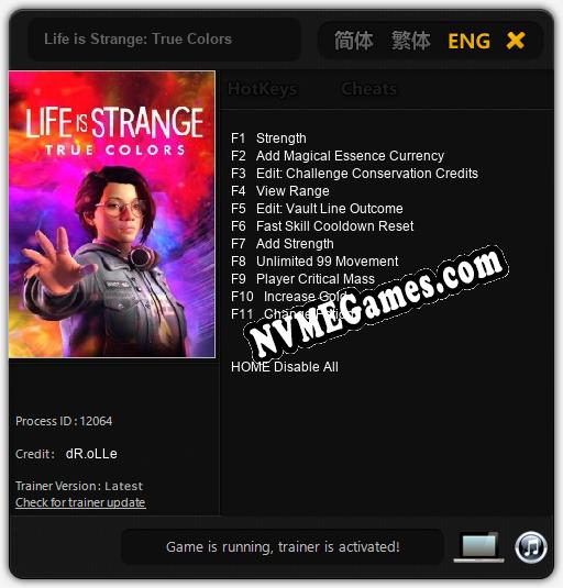 Life is Strange: True Colors: Trainer +11 [v1.4]