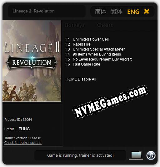 Lineage 2: Revolution: Cheats, Trainer +6 [FLiNG]