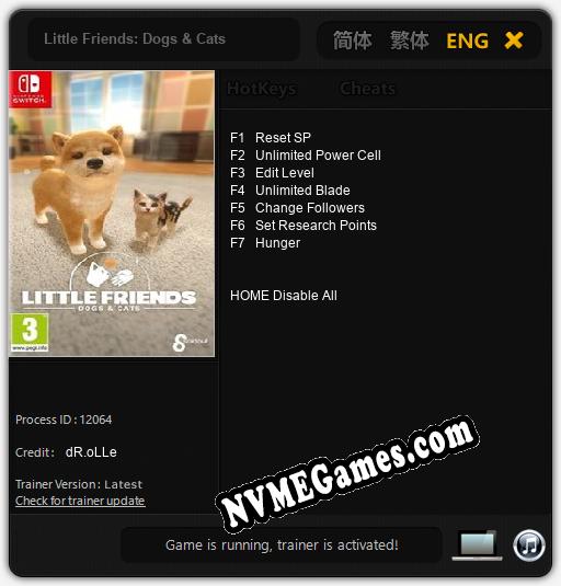 Little Friends: Dogs & Cats: Cheats, Trainer +7 [dR.oLLe]