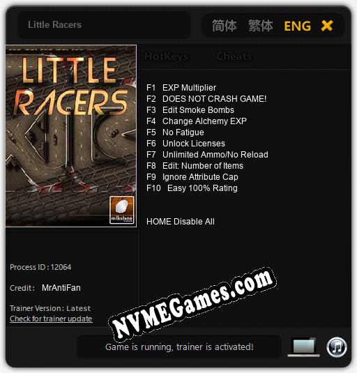 Little Racers: Treinador (V1.0.51)