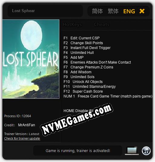 Lost Sphear: Cheats, Trainer +13 [MrAntiFan]