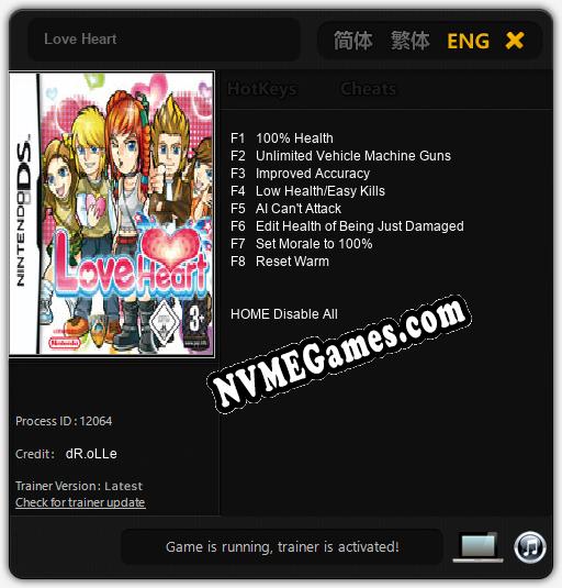 Love Heart: Treinador (V1.0.64)