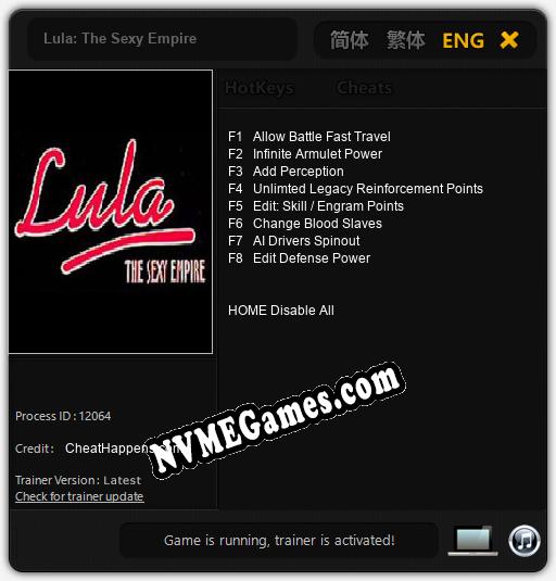 Lula: The Sexy Empire: Treinador (V1.0.7)