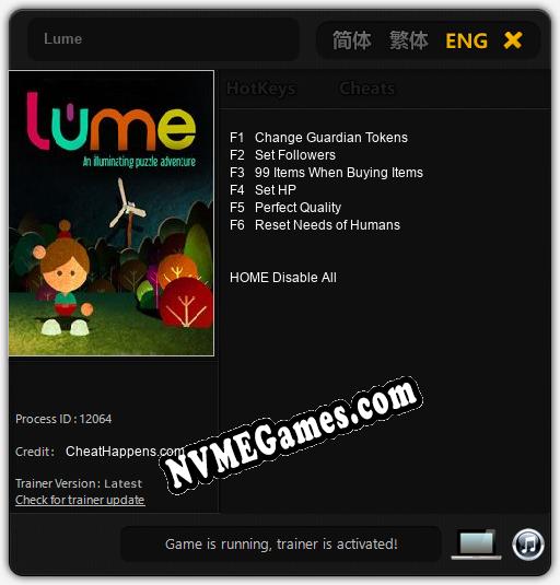 Lume: Treinador (V1.0.98)