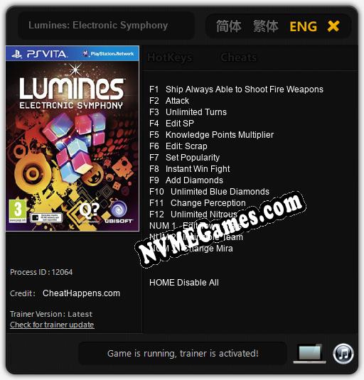 Lumines: Electronic Symphony: Treinador (V1.0.11)