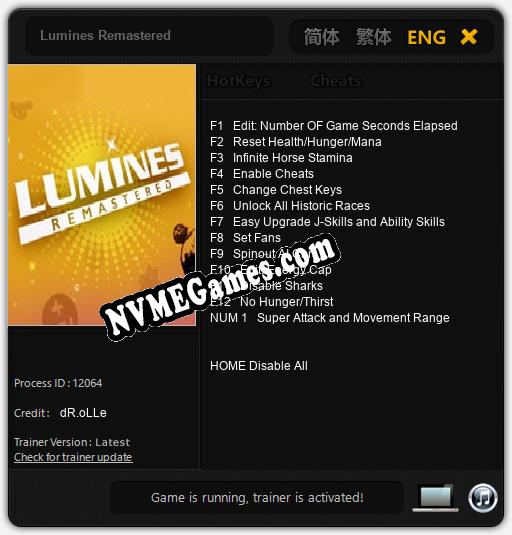 Lumines Remastered: Treinador (V1.0.47)