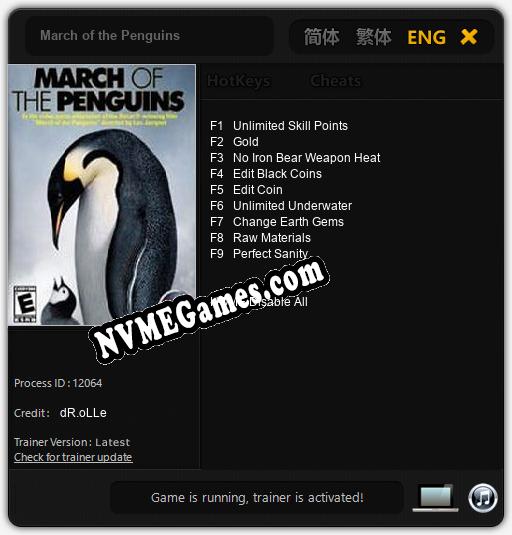 March of the Penguins: Treinador (V1.0.23)