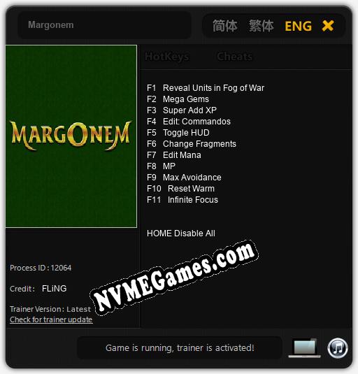 Margonem: Cheats, Trainer +11 [FLiNG]