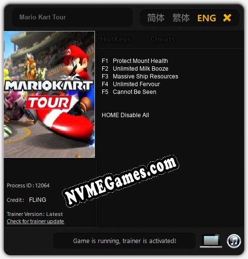 Mario Kart Tour: Treinador (V1.0.96)