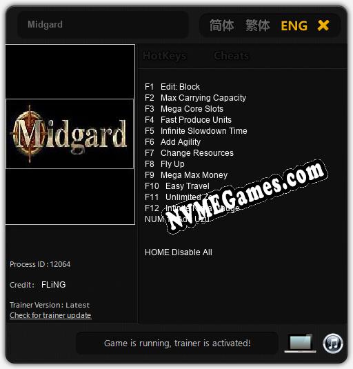 Midgard: Cheats, Trainer +13 [FLiNG]