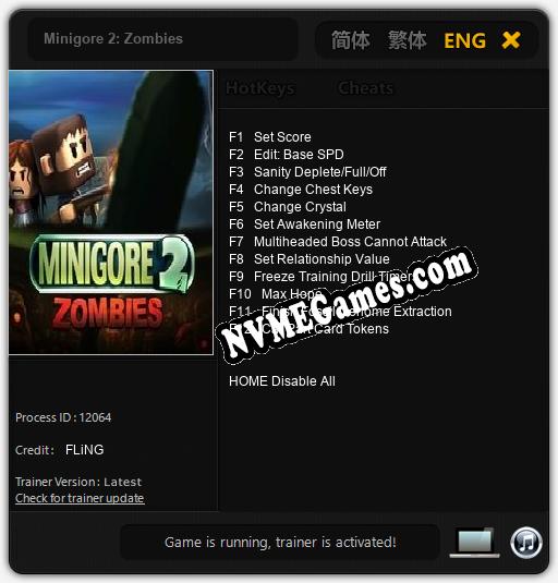 Minigore 2: Zombies: Treinador (V1.0.59)