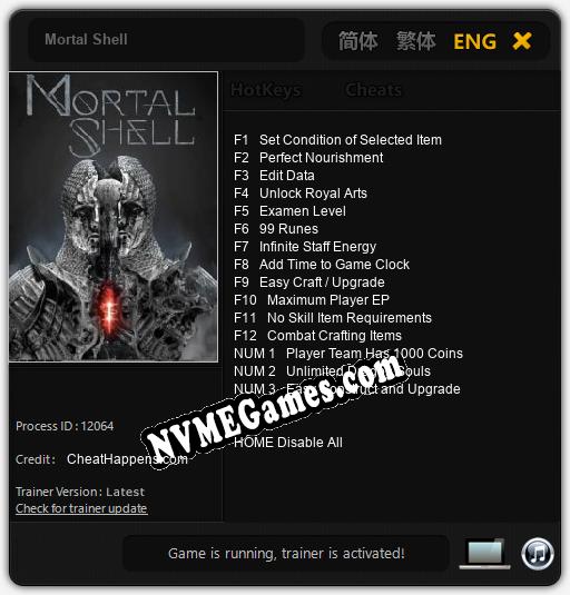 Mortal Shell: Trainer +15 [v1.1]