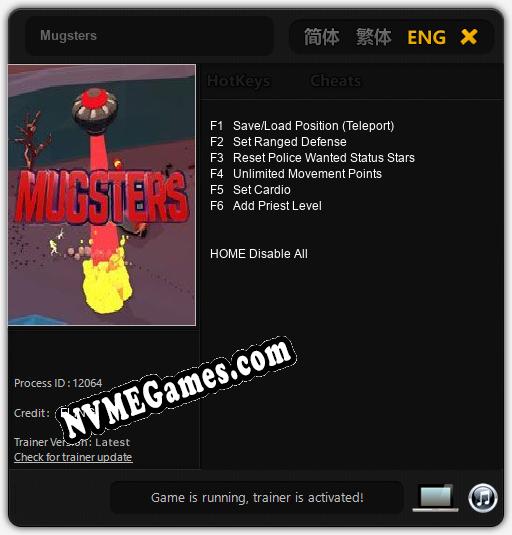 Mugsters: Cheats, Trainer +6 [FLiNG]