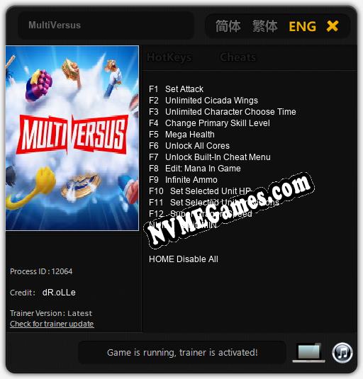 MultiVersus: Cheats, Trainer +13 [dR.oLLe]