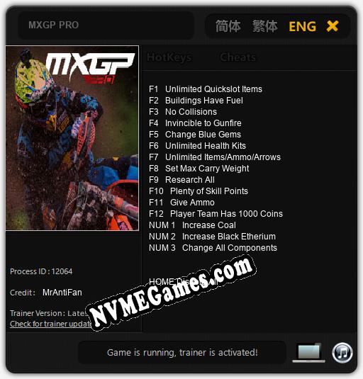 MXGP PRO: Cheats, Trainer +15 [MrAntiFan]