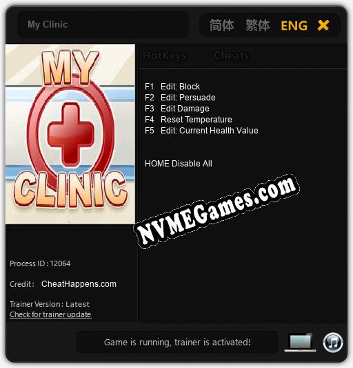 Treinador liberado para My Clinic [v1.0.3]