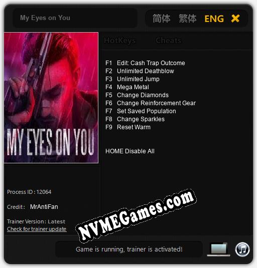 My Eyes on You: Trainer +9 [v1.6]