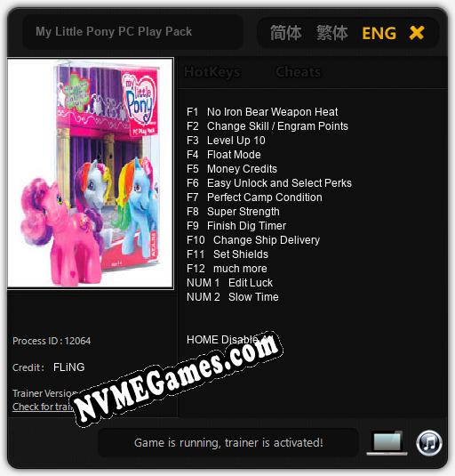 Treinador liberado para My Little Pony PC Play Pack [v1.0.3]