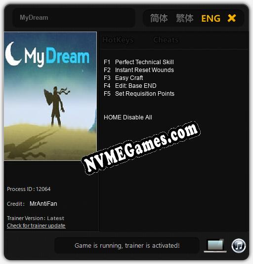 MyDream: Treinador (V1.0.53)