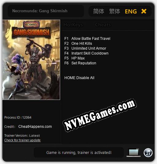 Necromunda: Gang Skirmish: Cheats, Trainer +6 [CheatHappens.com]